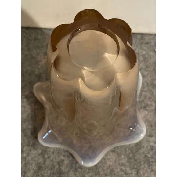 Vintage Duncan and Miller Opalescent Glass Vase  #1142 - Picture 4 of 4